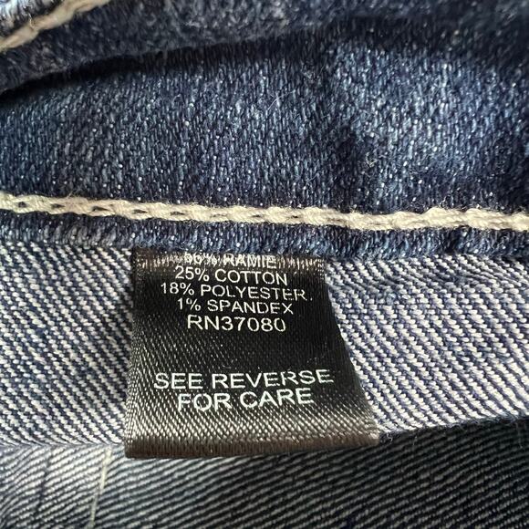 Cato Denim Shorts with Contrast Stitching Size 8 - Picture 6 of 9